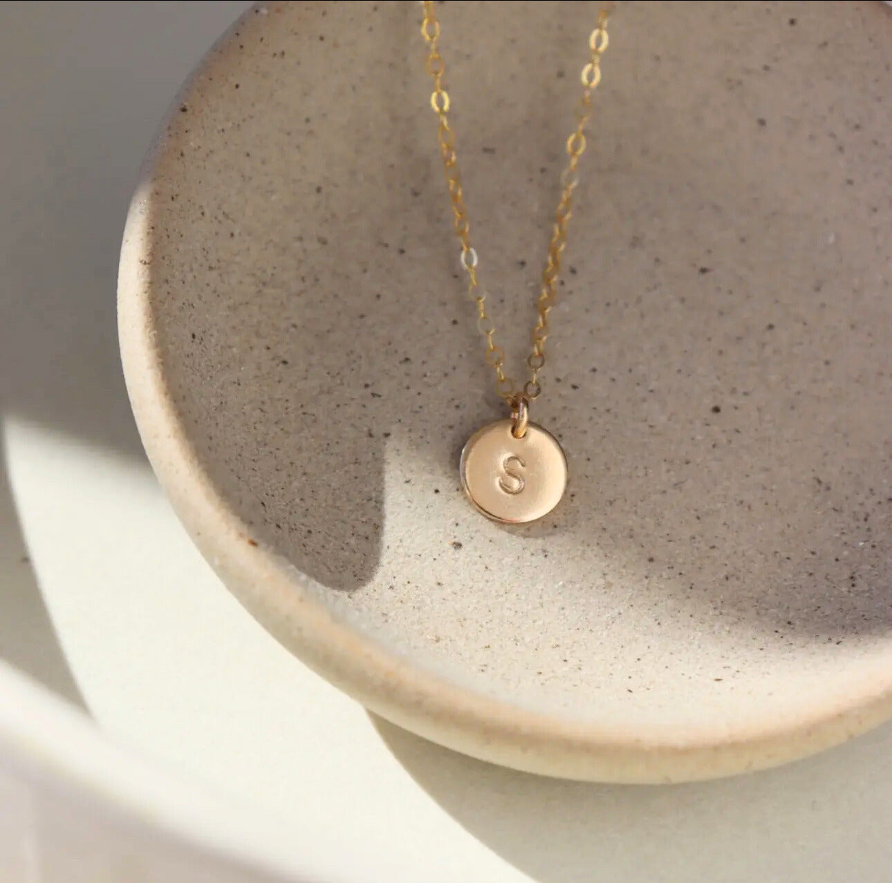Dainty Initial Necklace