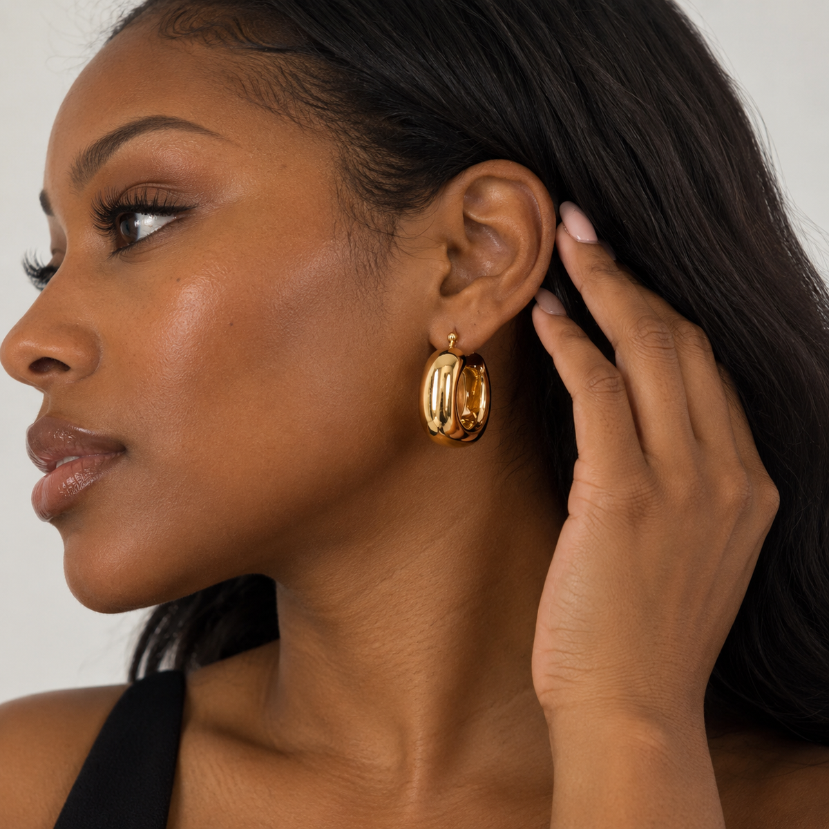 Chunky Swirl Hoops