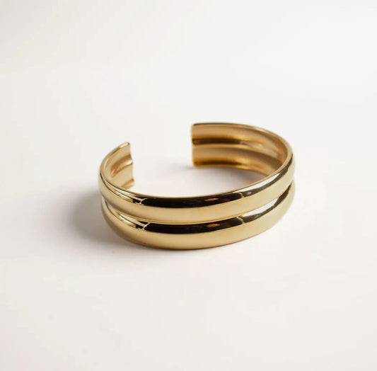 Gold Double Cuff