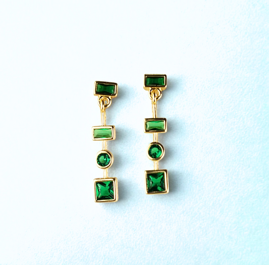 Emerald dangles