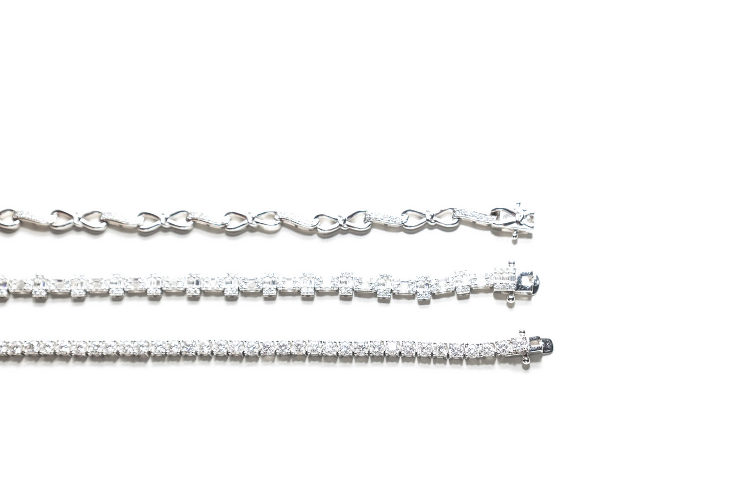 Baguette Moissanite Tennis Bracelet