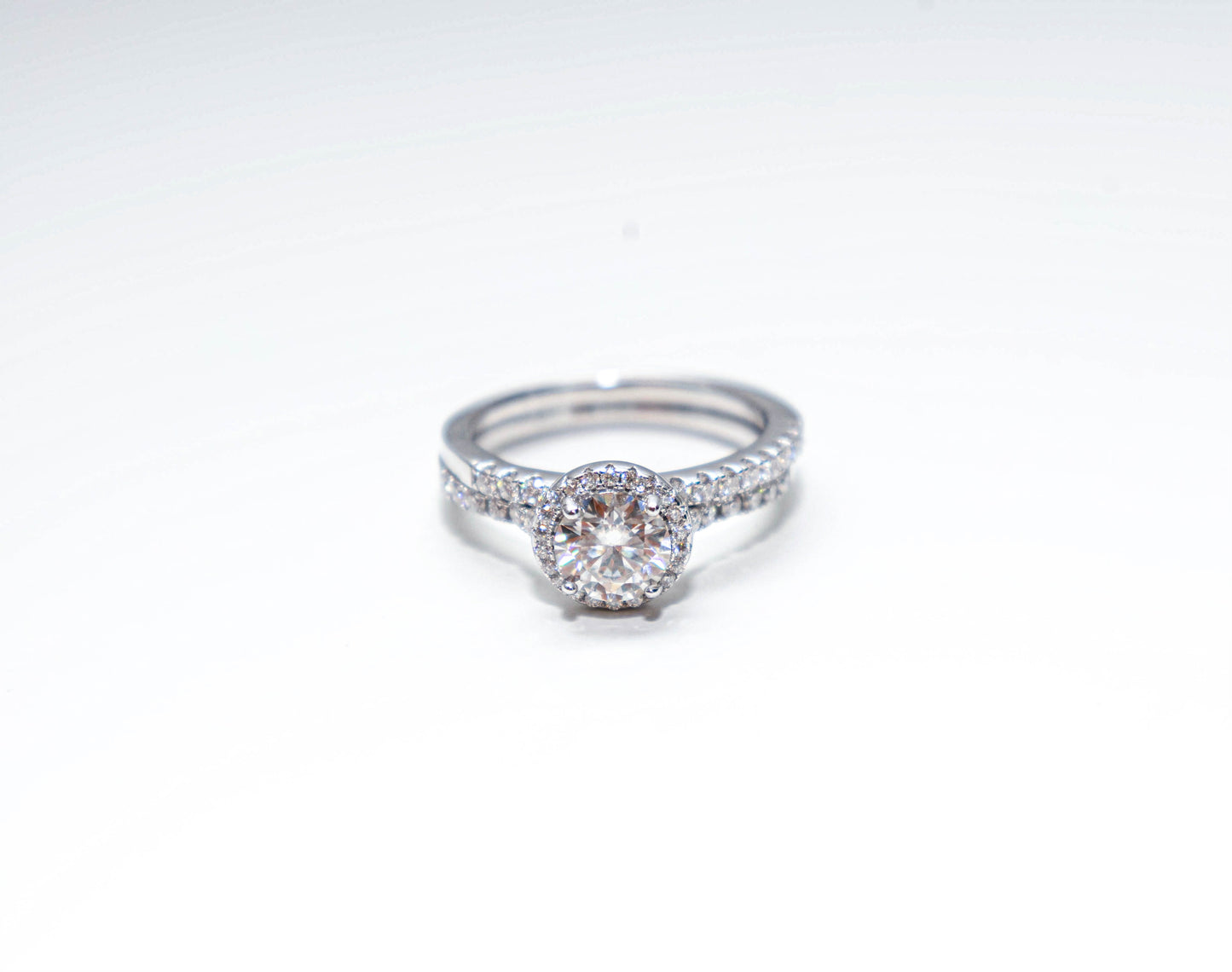 Round Moissanite Ring