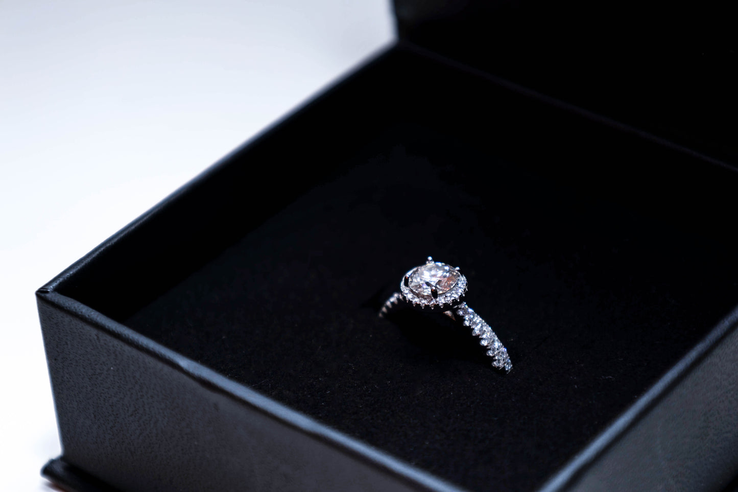 Round Moissanite Ring