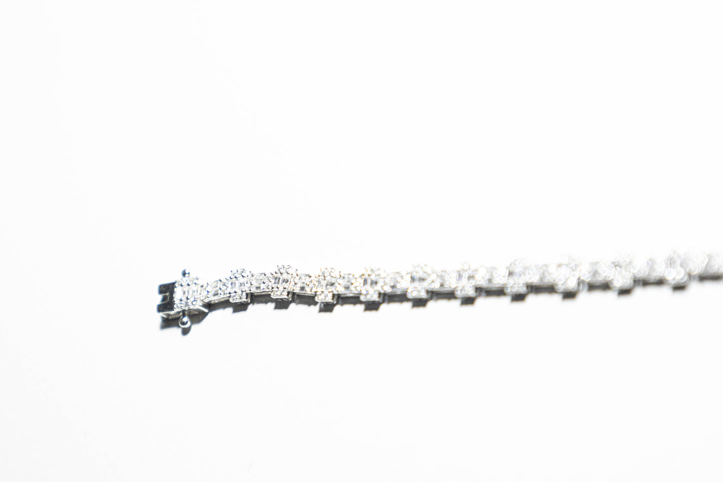 Baguette Moissanite Tennis Bracelet