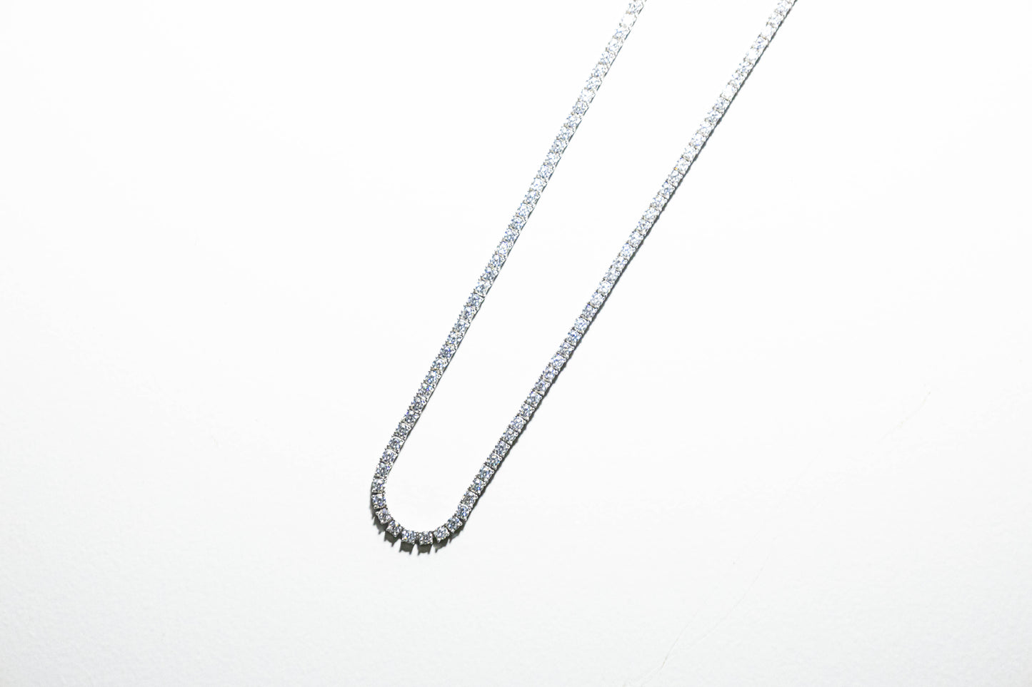 Moissanite Tennis Chain Necklace